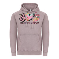 Vintage Zinc peace love nursing Vintage Hoodie - CowGirlArtShop
