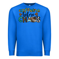 True Royal western caffeine before chaos Premium Sweatshirt - BarkalooDesign