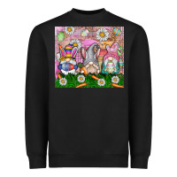 Black easter gnome Heavyweight Sweatshirt - CowhideDigitalArt