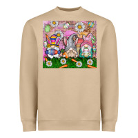 Mushroom easter gnome Heavyweight Sweatshirt - CowhideDigitalArt