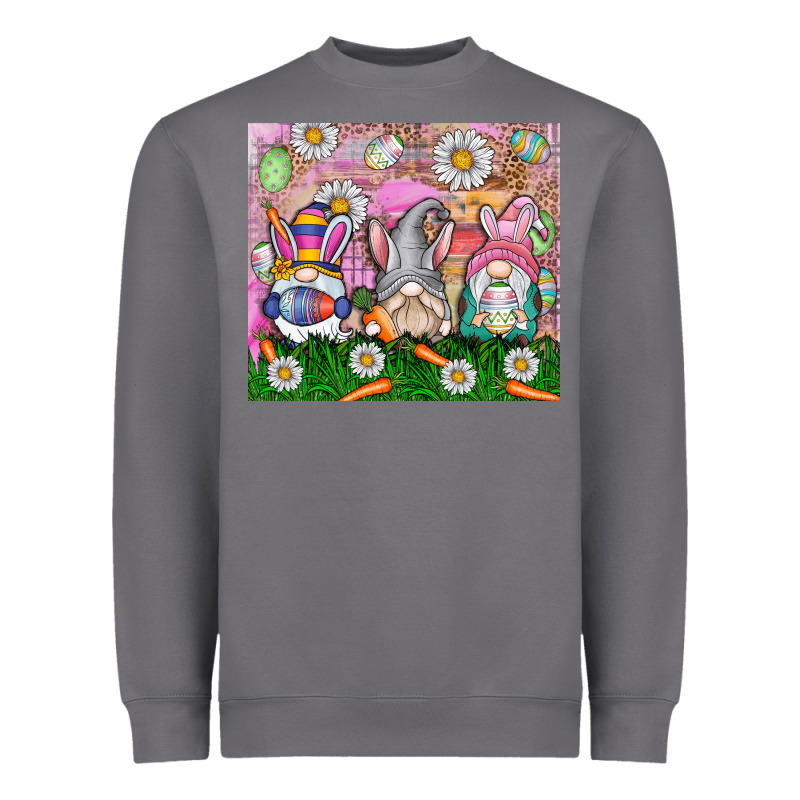 Easter Gnome Heavyweight Sweatshirt by CowhideDigitalArt | Teevron