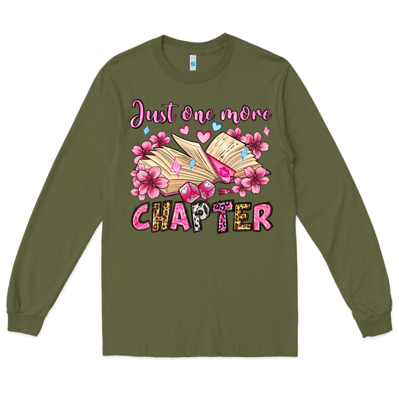 Just One More Chapter Valentine's Day Olivia Long Sleeve Tee by OliviaCreatesArt | Teevron