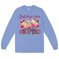 Colony Blue just one more chapter valentine's day olivia Long Sleeve Tee - OliviaCreatesArt