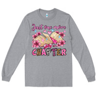 Heather Grey just one more chapter valentine's day olivia Long Sleeve Tee - OliviaCreatesArt