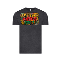 Vintage Black juneteenth vibes only Vintage Tee - CowGirlArtShop