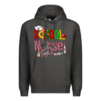 Charcoal Heather School Nurse Premium Hoodie - LillyAllenDesigns