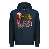 Navy School Nurse Premium Hoodie - LillyAllenDesigns