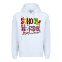 White School Nurse Premium Hoodie - LillyAllenDesigns