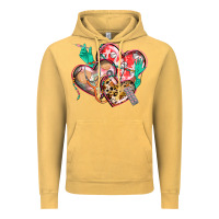 Vintage Mustard nurse hearts Vintage Hoodie - CowGirlArtShop