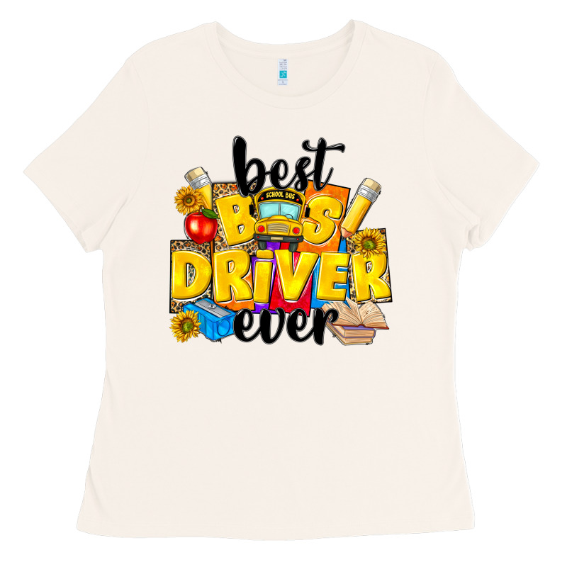 Best Bus Driver Ever Ladies Tee by NancyCooperArtShop | Teevron