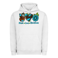 Pigment Lunar Rock peace love  gemstone Urban Hoodie - AdoDesignShop