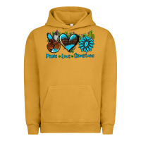 Pigment Peanut Butter peace love  gemstone Urban Hoodie - AdoDesignShop