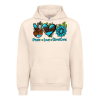 Sandshell peace love  gemstone Urban Hoodie - AdoDesignShop