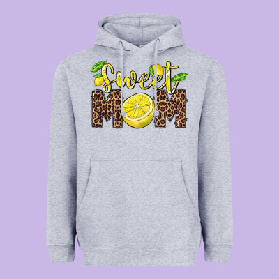 Sweet Mom Lemon Heavyweight Hoodie Designed By Barkaloodesign