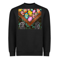 Black easter Heavyweight Sweatshirt - CowhideDigitalArt