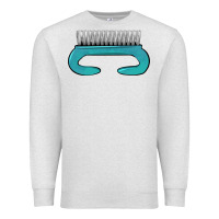 Oatmeal Heather nail brush Premium Sweatshirt - BarkalooDesign