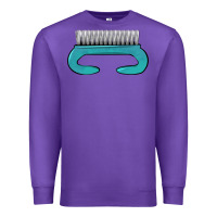 Purple nail brush Premium Sweatshirt - BarkalooDesign