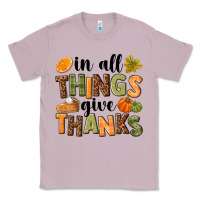 Lilac In all things give thanks Classic Tee - NancyCooperArtShop