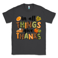 Smoke In all things give thanks Classic Tee - NancyCooperArtShop