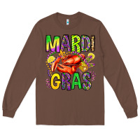 Chestnut mardi gras crawfish olivia Long Sleeve Tee - OliviaCreatesArt