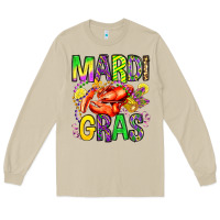 Mushroom mardi gras crawfish olivia Long Sleeve Tee - OliviaCreatesArt