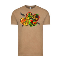 Vintage Coffee juneteenth hearts Vintage Tee - CowGirlArtShop