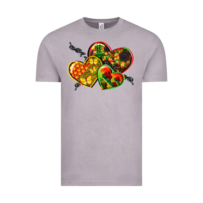 Juneteenth Hearts Vintage Tee by CowGirlArtShop | Teevron