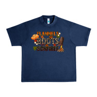 Navy flannels boots and bonfires Urban Heavy Tee - CowGirlArtShop