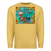 Antique Gold cold like my soul Premium Sweatshirt - BarkalooDesign