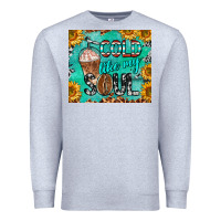 Heather Grey cold like my soul Premium Sweatshirt - BarkalooDesign