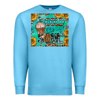 Ocean Blue cold like my soul Premium Sweatshirt - BarkalooDesign
