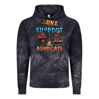 Cloud Black Love support advocate Vintage Hoodie - CowGirlArtShop