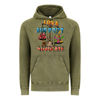 Vintage Olive Love support advocate Vintage Hoodie - CowGirlArtShop