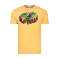 Vintage Mustard Mardi gras king cake Vintage Tee - RanaPortraitStore