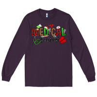 Plum medical assistant christmas Long Sleeve Tee - OliviaCreatesArt