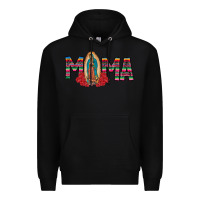 Black Mama Our Lady Premium Hoodie - CowhideDigitalArt