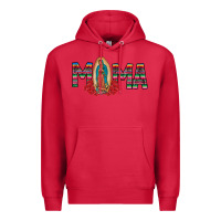 Cardinal Mama Our Lady Premium Hoodie - CowhideDigitalArt