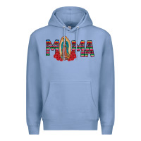 Colony Blue Mama Our Lady Premium Hoodie - CowhideDigitalArt