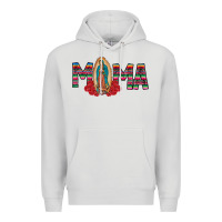 Dove Grey Mama Our Lady Premium Hoodie - CowhideDigitalArt