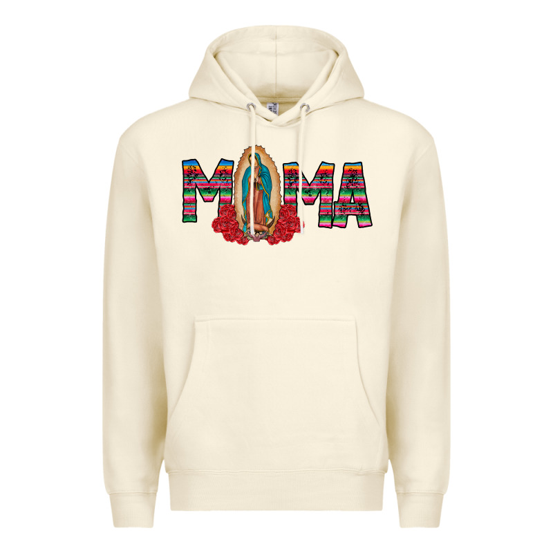 Mama Our Lady Premium Hoodie by CowhideDigitalArt | Teevron