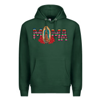 Sports Green Mama Our Lady Premium Hoodie - CowhideDigitalArt