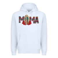 White Mama Our Lady Premium Hoodie - CowhideDigitalArt