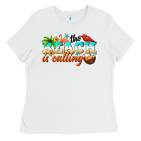 The Beach Is Calling Ladies Tee | Teevron