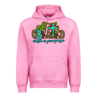 Fuchsia Pink created with a purpose Urban Hoodie - AdoDesignShop