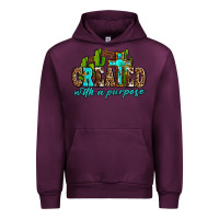 Mauve Wine created with a purpose Urban Hoodie - AdoDesignShop