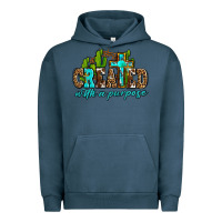 Pigment Midnight Navy created with a purpose Urban Hoodie - AdoDesignShop