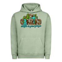Pigment Oil Green created with a purpose Urban Hoodie - AdoDesignShop