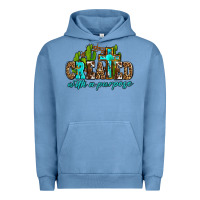 Pigment Pebble Blue created with a purpose Urban Hoodie - AdoDesignShop