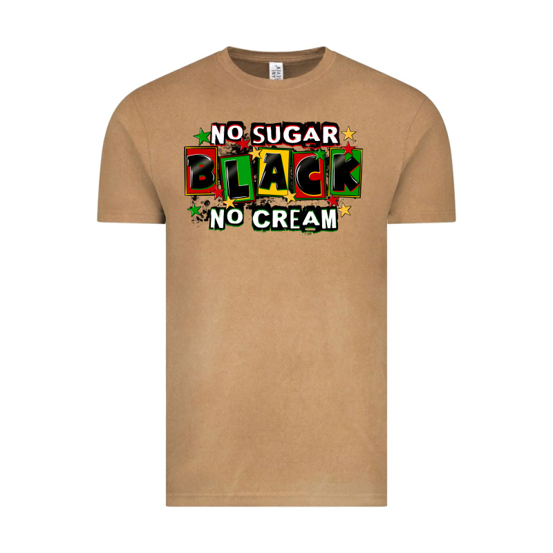 No Sugar No Cream Black Vintage Tee by CowGirlArtShop | Teevron