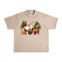 French Oak santa coffee cups christmas Urban Heavy Tee - CowGirlArtShop